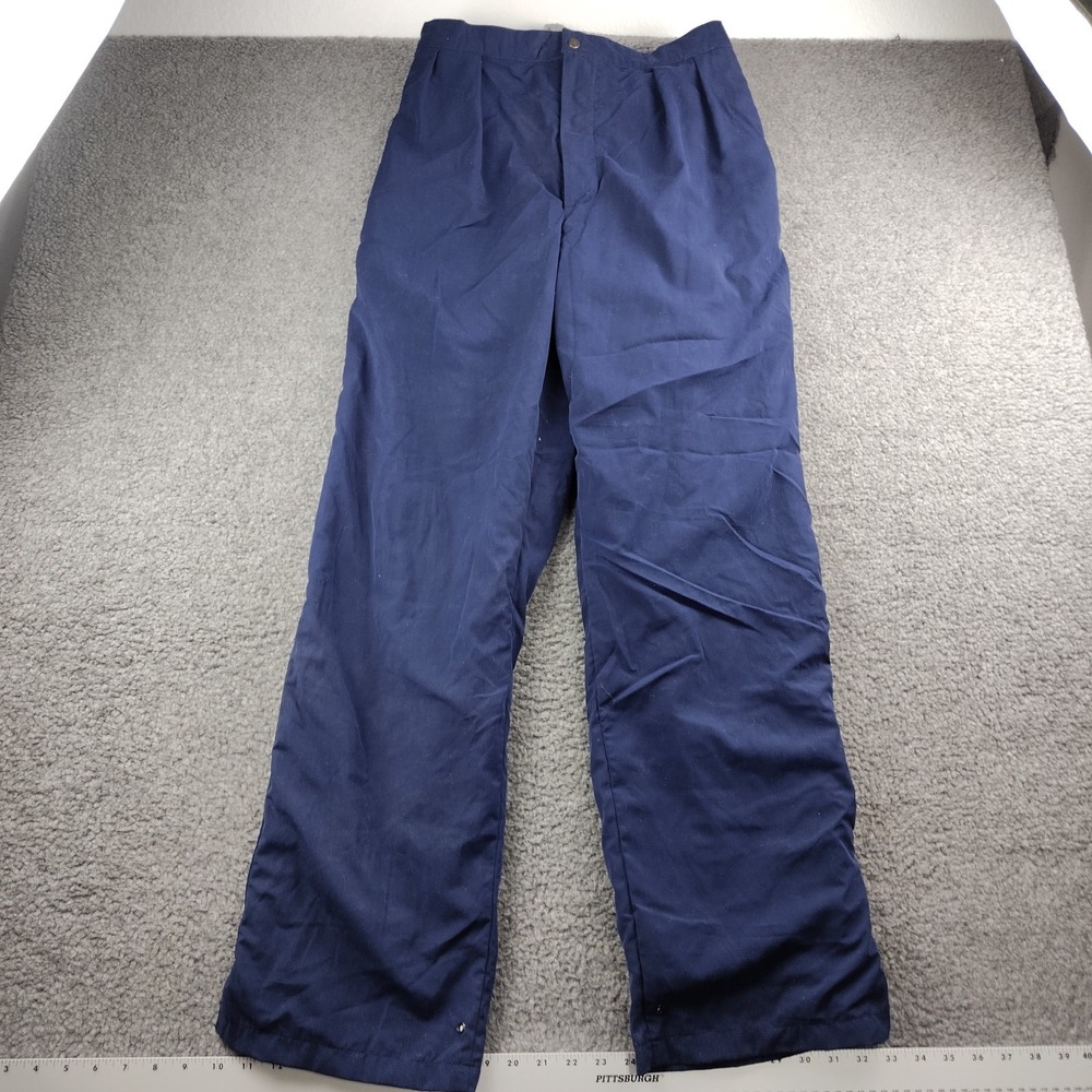 Tourney Rain Pants Men Large Gore-Tex Blue Waterproof Windproof Vintage
